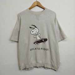ジェラートピケ スヌーピー 半袖 ルームウエア 上のみ - メルカリ