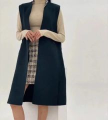 Loungedress 麻100% ノーカラー ロングベスト ジレ F - メルカリ