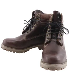 【Timberland】ティンバーランド プレミアム レース ウォータープルーフ TB0A2P6W レザー 茶 メンズ ブーツ