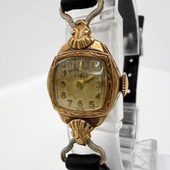 【K18 750】ETTA エタ　レディース手巻ウォッチ　ゴールドケース K18 750】ETTA エタ レディース手巻ウォッチ ゴールドケース - メルカリ