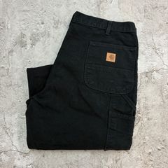 ポ*ー様 Carhartt ダックペインターパンツ W40 ダークブラウン 古着