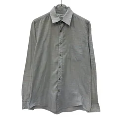 70～80s Levi's 長袖 チェックシャツ M グレー マルチカラー リーバイス ボタン ～80年代 チェック柄 胸ポケット 春物 a805-5087