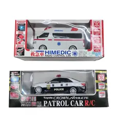 186000 現状品 TOYOTA トヨタ CROWN パトカー HIMEDIC 救急車 ラジコン 