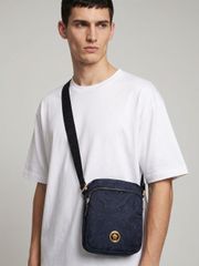 Versace ジャンニ ヴェルサーチ ショルダーバッグ 黒／金メデューサ