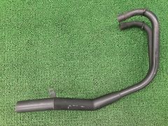 受注 500SS H1 ショート管 ブラック マフラー チャンバー カワサキ