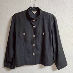 うさと 丸えりジャケット濃藍染 - メルカリ