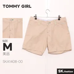 美品 TOMMY GIRL パンツ ショートパンツ　ポケット付き　ロゴ刺繍　ロゴプリント　フロントボタンのサムネイル