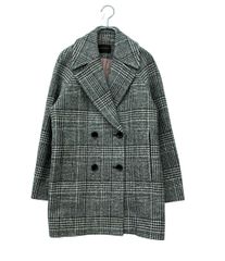 LARDINI ラルディーニ カシミヤ 千鳥格子 コート 38 - メルカリ