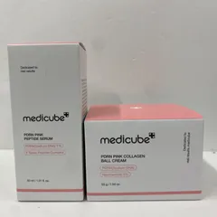 L2472 MEDICUBE メディキューブ エージーアール PD ペプチ セラム 30ml 使用期限：2027/02/04・PDRN ピンクコラーゲンボールクリーム 55g 計2点セット
