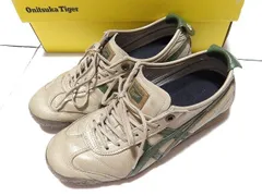 MB093:Onitsuka Tiger(オニツカタイガー) MEXICO 66 SD スニーカー/1183A872-254/beg×緑/22.5cm