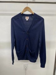 未使用級】ブルックスブザーズ 厚手カーディガン 編み込み サイズS 