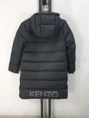 KENZO ケンゾー キッズ ダウンジャケット ロング丈 ダウン コート ブラック 9yのサムネイル
