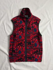 L.L.Bean エルエルビーン レッド フリース ベスト S