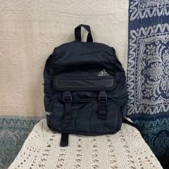 希少廃盤】adidas 幾何学総柄 デニム風 巾着リュック 青ブルー - メルカリ
