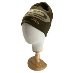 【中古】　PIKO　ニット帽　ビーニー　帽子　ブランドロゴ　刺しゅう　編み込み　ストリート　グッズ　古着　/2036のサムネイル