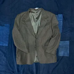 90s ローレンス CHECK ウール ジャケット 103-105のサムネイル
