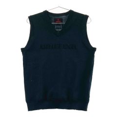 BRIEFING ブリーフィング シルク カシミヤ Vネックベスト ブラック　S BRIEFING シルクカシミヤ ベスト - メルカリ
