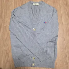 XS) メゾンキツネ トリコロールパッチ ウールカーディガンのサムネイル