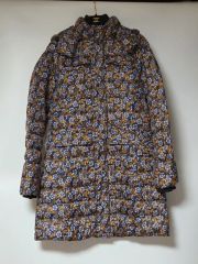 AIGLE 花柄ダウンジャケット サイズ36 - メルカリ