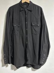 19SS CELINE ブラック ウェスタンシャツ Mサイズ レーヨンシャツ 19SS CELINE ブラック ウェスタンシャツ Mサイズ レーヨンシャツ