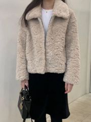 U by SPICK&SPAN】ベージュ フェイクファーダッフルコート - メルカリ