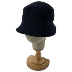 JUNYA WATANABE ウールナイロン チェック柄 バケットハット - メルカリ