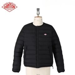 2184 Danton ダントン ミドル ダウン ロング コート ブラック S - メルカリ