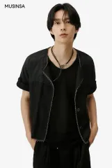 グレー Tシャツ U-NECK Shirt