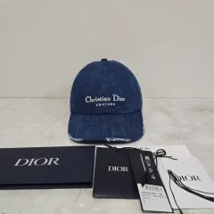 ディオール デニム ロゴ ベースボールキャップ 帽子 Lサイズ 出品のサムネイル