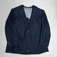 トゥモローランド PILGRIM リネン 3B ジャケット ネイビー 46 - メルカリ