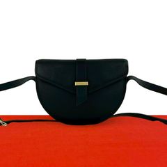 極美品✨】DELVAUX ショルダーバッグ クロスボディ ブラック D金具