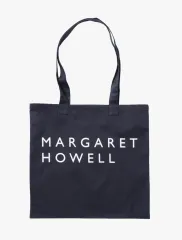 MARGARET HOWELL マーガレットハウエル ロゴ トートバッグ エコバッグ (ブラック)のサムネイル