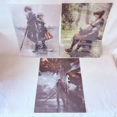 FINAL FANTASY XVI FF16 ファイナルファンタジーXVI 一番くじ アートイラストクリアマット