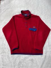 90's ジャマイカ製 patagonia シンチラスナップT フリース 赤 - メルカリ