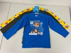 1E28-73435 パウ・パトロール キッズ 長袖 Tシャツ 3枚組 A サイズ/120cm