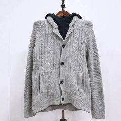 極美品 ブラックレーベル クレストブリッジ セーター フードブルゾン 3 