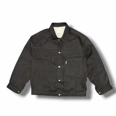 参考上代39600円 COOTIE Revrrse Loop DenimJacket リバースループデニムジャケット 1st クーティー CTE-25A201 ブラック L （14275M）のサムネイル