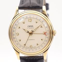 ORIS オリス 7485 Cal.690ワールドタイマー 自動巻 裏スケ 美品 - メルカリ