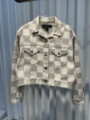 Louis Vuitton ダミエ アズール デニム トラッカー レディース ジャケットのサムネイル