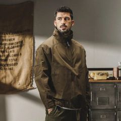 ヒューストン グリーンデニムスモック GREEN DENIM SMOCK L - メルカリ