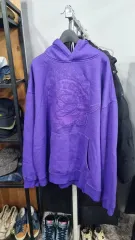 (ミッチェル＆ネス) トゥーロ パープル WHOODIE 起毛 105程度 (表記L) 状態良しのサムネイル