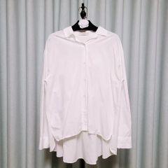 長袖 ホワイト シャツ Fサイズ lohen リバーシブル - メルカリ