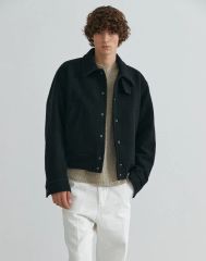 LEMAIRE STAND COLLAR OVERSHIRT ZINC - メルカリ