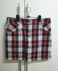 GAP チェック柄 タイトスカート 25 / 0R ネイビー - メルカリ