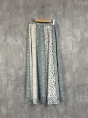 アナトリエ anatelier 花柄 ロング スカート size38/水色 ■◇ レディースのサムネイル