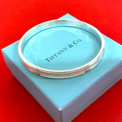 Tiffany & Co. シルバーバングル(ナロー) 極 美品 TIFFANY&Co. ティファニー ナロー バングル シルバー925