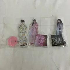中古 櫻坂46 中嶋優月 アクリルスタンド 3個セット YL5029U c117