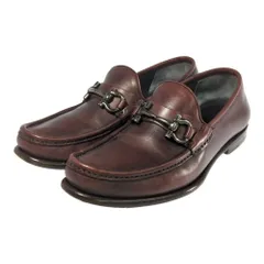 Salvatore Ferragamo サルヴァトーレフェラガモ MASON ガンチーニ ローファー レザーシューズ 靴 ZM009988 6 1/2/ブラウン系 【オールシーズン】【♂】【B】【メンズ】★■609891【中古】のサムネイル