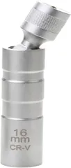 新品 HUIKKJP プラグレンチ 16mm スパークプラグソケット 360度回転 12角薄壁 差込角3/8 マグネット付 プラグレンチのサムネイル