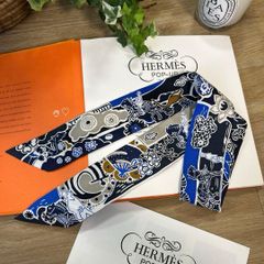 HERMES エルメス ブリッド ドゥ ガラ アップリケ ピケ ツイリー